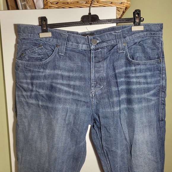 Vintage Rock & Republic Taylor flap pocket embellished crystal jeans blue 40 Y2K - Picture 2 of 9